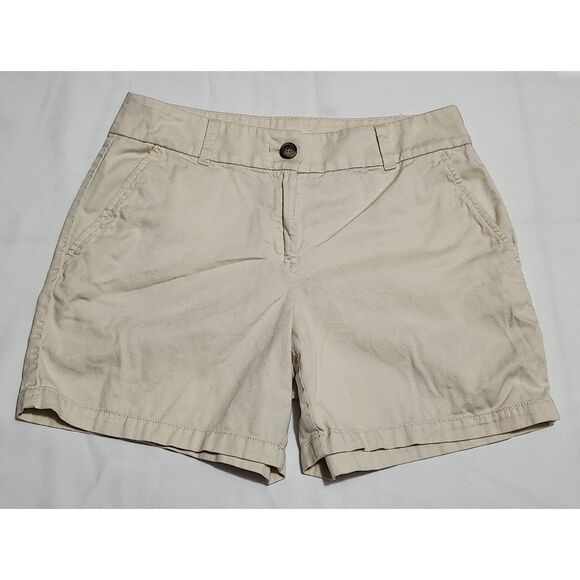 LOFT Washed Twill Curvy Shorts 6" Inseam Women’s Size 4 - Picture 2 of 8